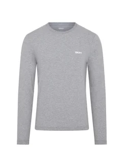 3-delige set: longsleeves wit/grijs/zwart