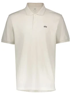 2-delige set: poloshirts donkerblauw/wit