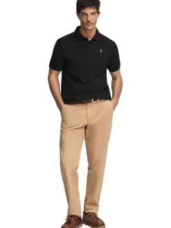 2-delige set: poloshirts zwart/wit