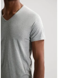 2-delige set: shirts lichtgrijs