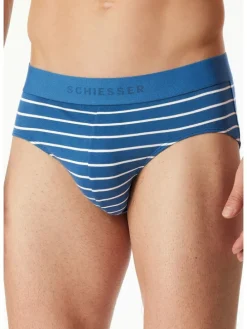 3-delige set: slips blauw/zwart