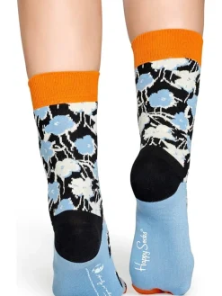 2-delige set: sokken "Andy Warhol Flower" lichtblauw/meerkleurig