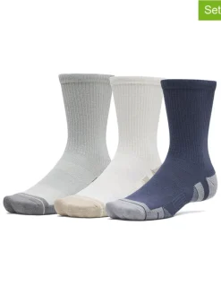 3-delige set: sokken "Performance Tech" grijs/wit/donkerblauw