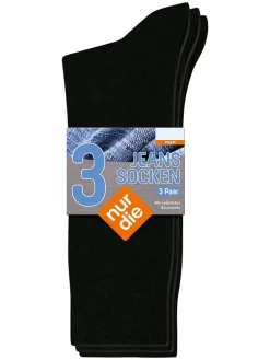 3-delige set: sokken zwart