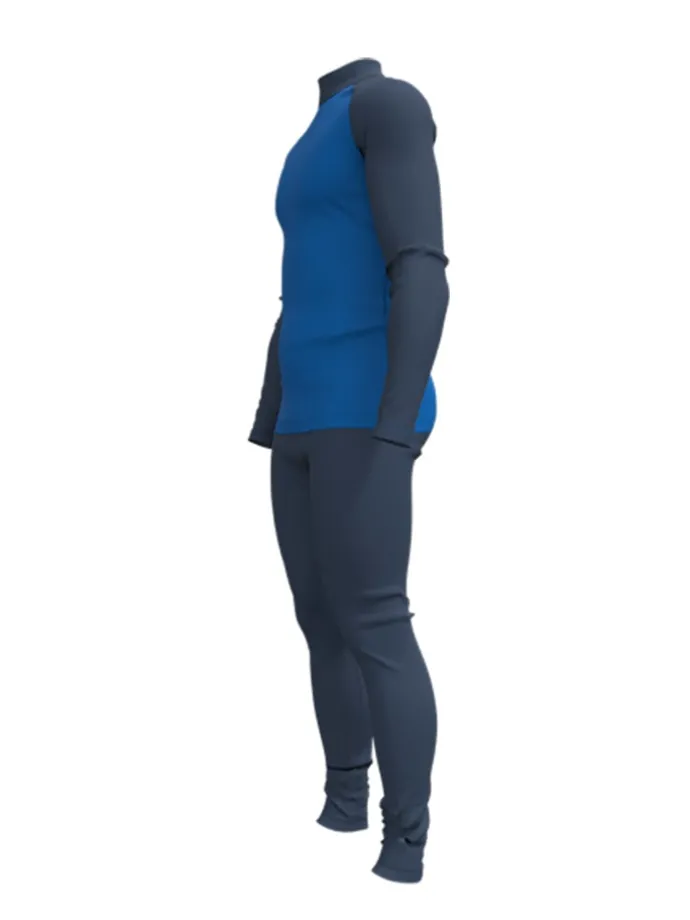 2-delige set: thermo-ondergoed "Neva" donkerblauw/blauw