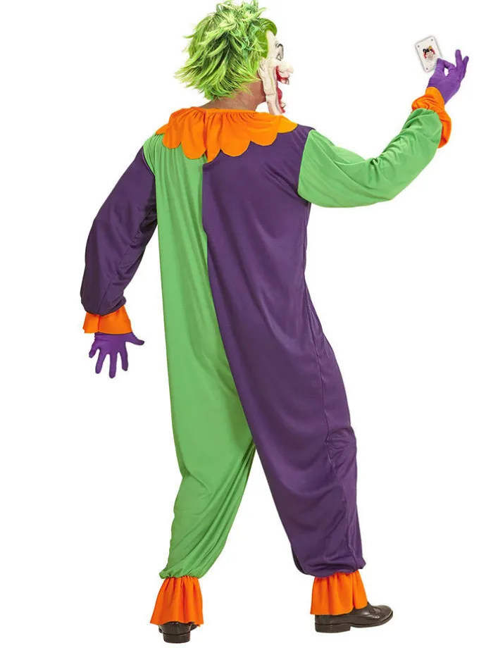 2-delig kostuum "EVIL JOKER" paars/groen