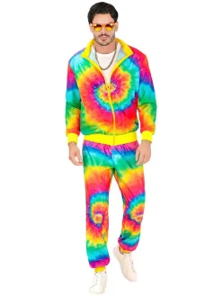 2-delig kostuum "Hippie" meerkleurig