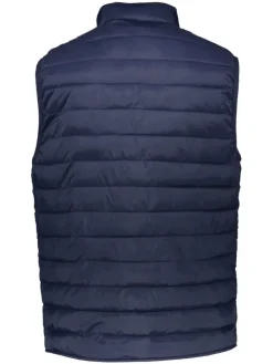 Doorgestikte bodywarmer donkerblauw