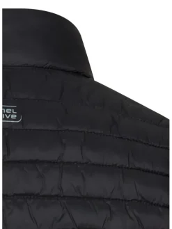 Doorgestikte bodywarmer donkerblauw