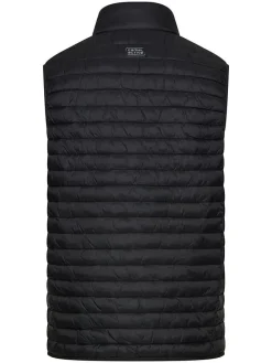 Doorgestikte bodywarmer donkerblauw
