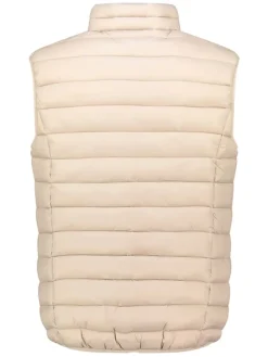 Doorgestikte bodywarmer "Vaipter" beige