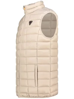 Doorgestikte bodywarmer 