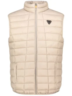 Doorgestikte bodywarmer 