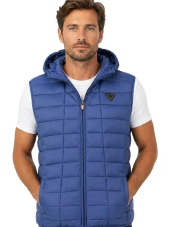 Doorgestikte bodywarmer 