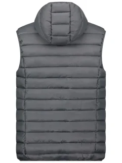 Doorgestikte bodywarmer "Vaipter" antraciet