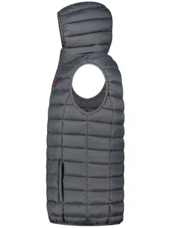 Doorgestikte bodywarmer "Vaipter" antraciet