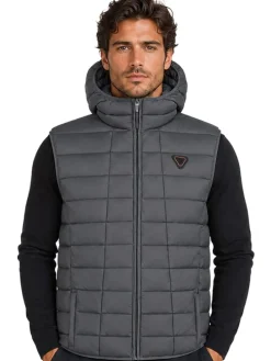 Doorgestikte bodywarmer 