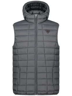 Doorgestikte bodywarmer 