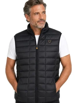Doorgestikte bodywarmer 