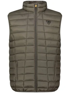 Doorgestikte bodywarmer 