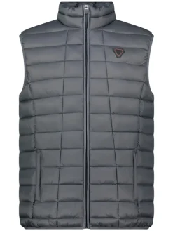 Doorgestikte bodywarmer 