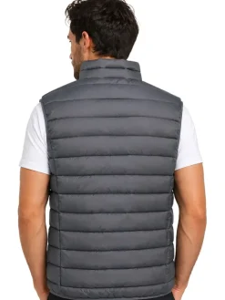 Doorgestikte bodywarmer 
