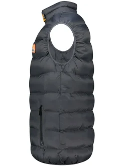 Doorgestikte bodywarmer "Valanche" antraciet