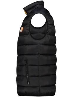 Doorgestikte bodywarmer "Valanche" zwart