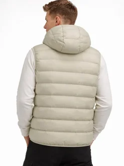 Doorgestikte bodywarmer 