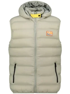 Doorgestikte bodywarmer 