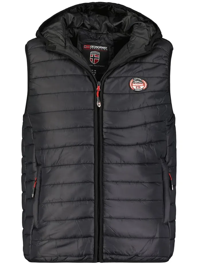 Doorgestikte bodywarmer "Vamigo" zwart