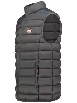 Doorgestikte bodywarmer "Vamigo" antraciet