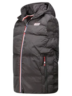 Doorgestikte bodywarmer "Vitoana" zwart