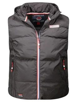 Doorgestikte bodywarmer "Vitoana" zwart