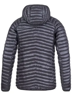 Doorgestikte jas "Mio Hoody" antraciet
