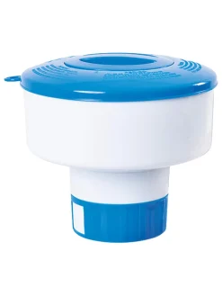 Doseerzwemmer wit/blauw