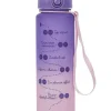 Drinkfles paars/turquoise/roze - 1 l (verrassingsproduct)