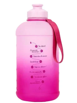 Drinkfles turquoise/roze/groen - 2,2 l (verrassingsproduct)