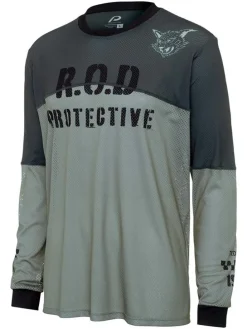 Fietslongsleeve "Monster Mash" groen