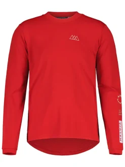 Fietslongsleeve "SteinpilzM. Puzzle" rood