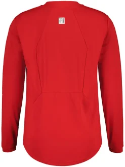 Fietslongsleeve "SteinpilzM. Puzzle" rood