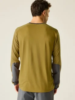 Fietslongsleeve "Trackstand Ace" kaki
