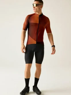 Fietsshirt "Lightning" lichtbruin