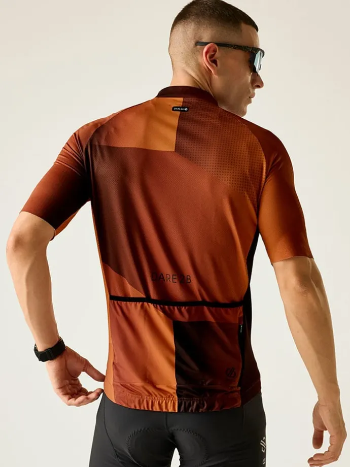 Fietsshirt "Lightning" lichtbruin