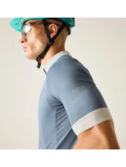 Fietsshirt "Lightning" lichtblauw