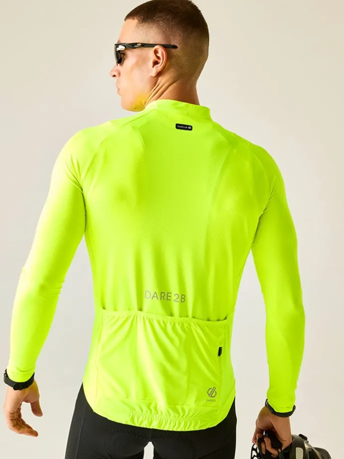 Fietsshirt "Lightning" neongeel