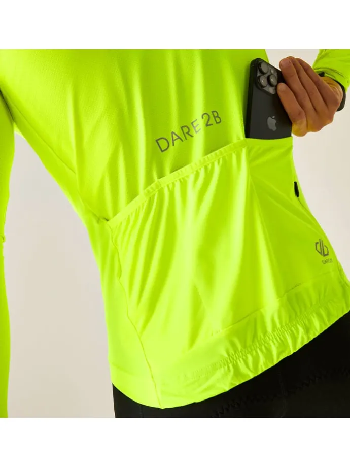 Fietsshirt "Lightning" neongeel