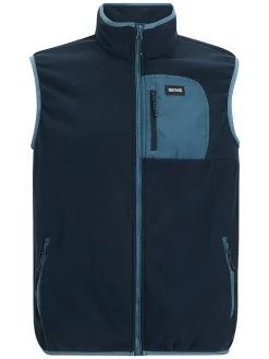 Fleece bodywarmer "Frankie" donkerblauw