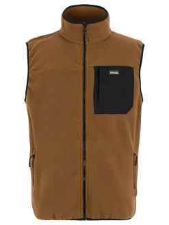 Fleece bodywarmer "Frankie" lichtbruin