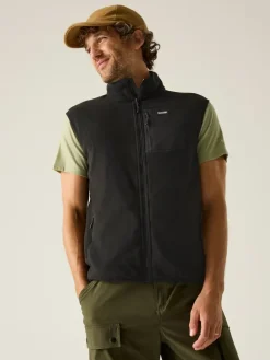 Fleece bodywarmer "Frankie" zwart